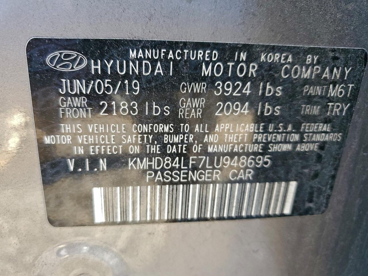 2020 Hyundai Elantra Sel - zdjęcie 12