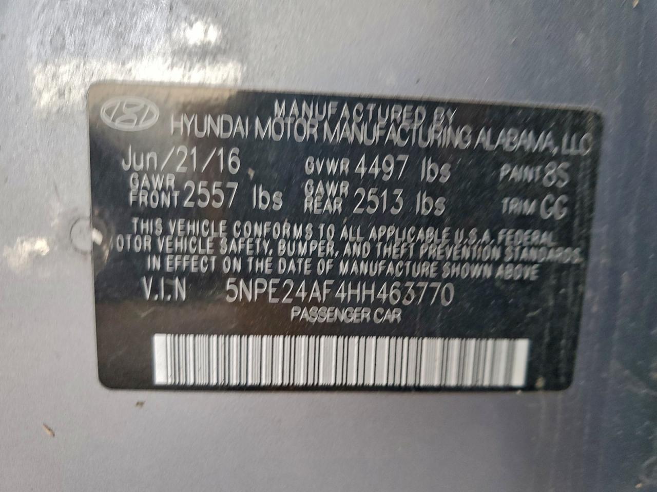 2017 Hyundai Sonata Se - zdjęcie 12