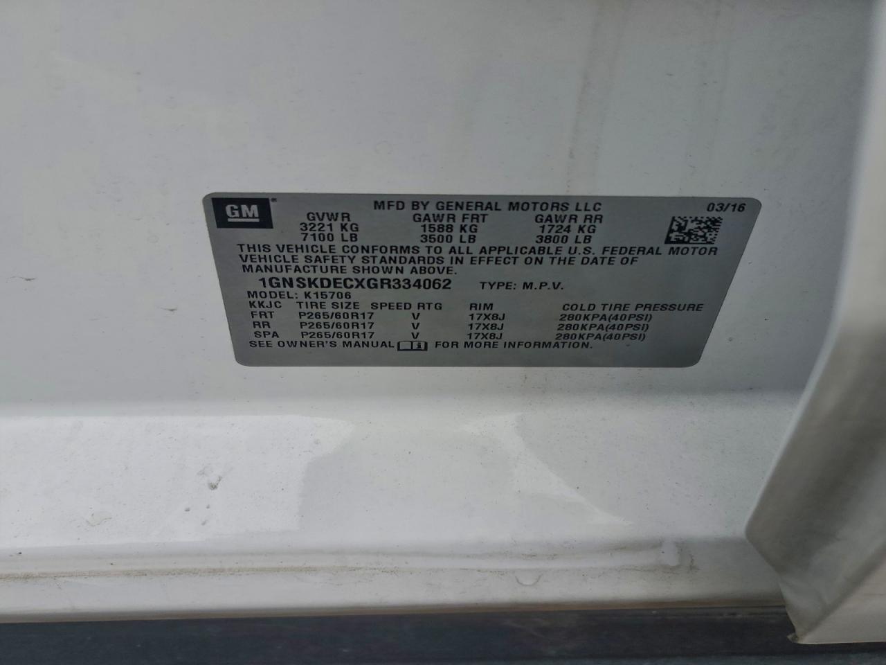 2016 Chevrolet Tahoe Police - zdjęcie 13