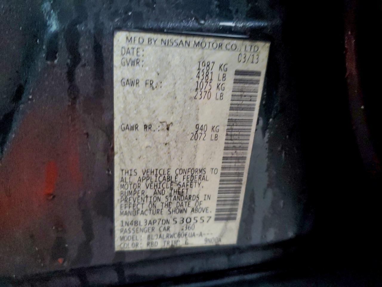 2013 Nissan Altima 3.5S - zdjęcie 12