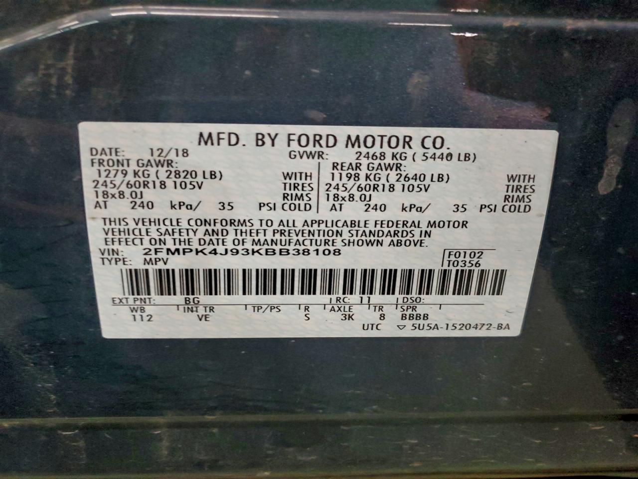 2019 Ford Edge Sel - zdjęcie 13