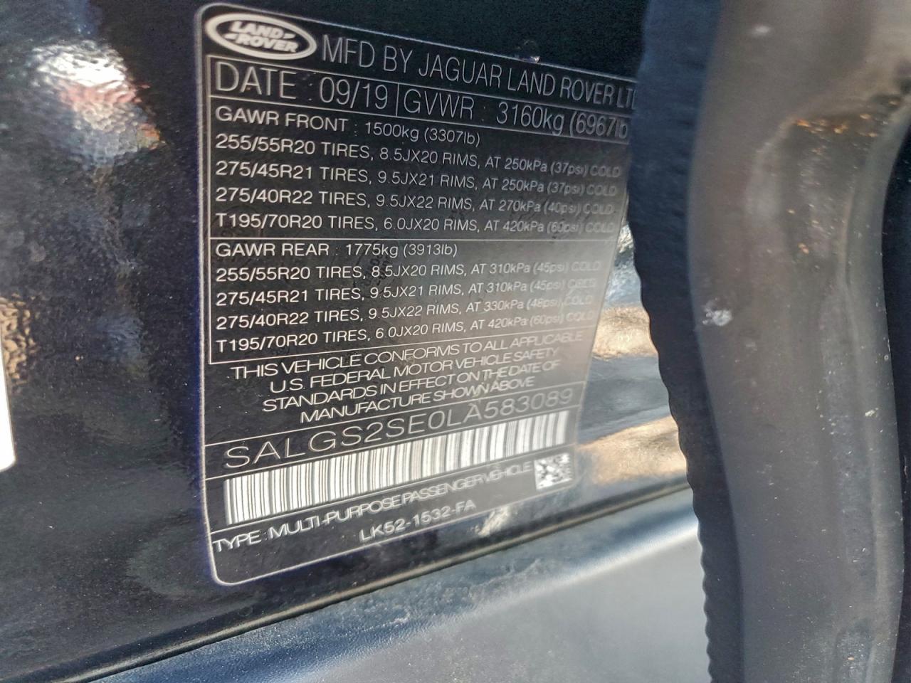 2020 Land Rover Range Rover P525 Hse - zdjęcie 12