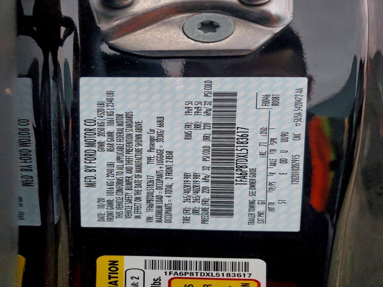 2020 Ford Mustang - zdjęcie 13