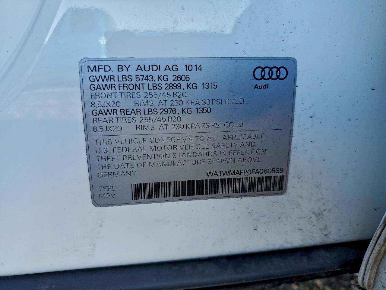 2015 Audi Q5 Prestige - zdjęcie 13