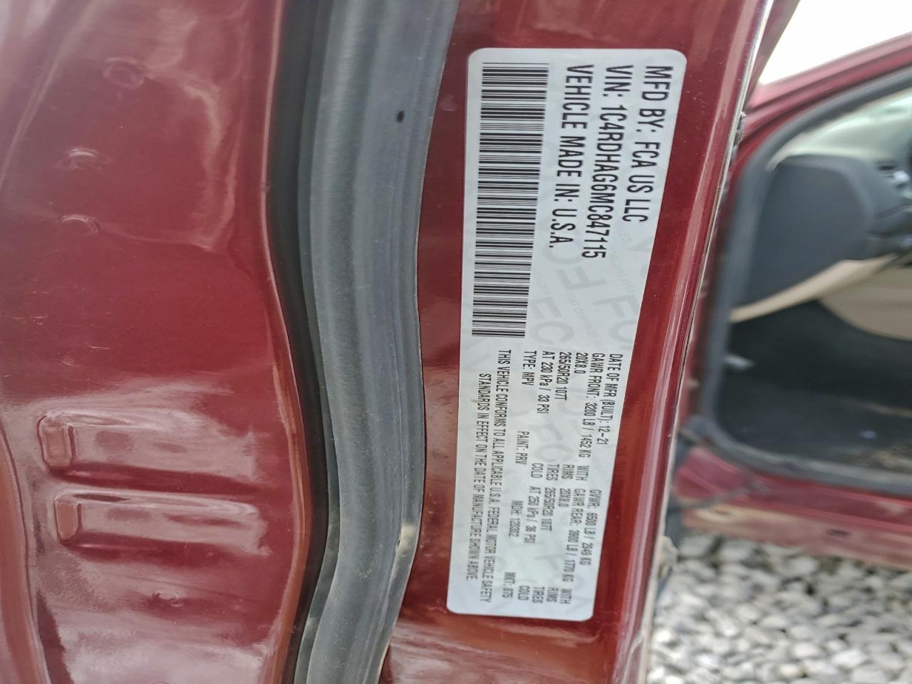 2021 Dodge Durango Sxt - zdjęcie 14