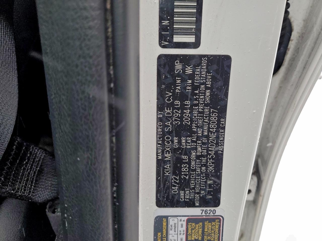 2022 Kia Forte Gt Line - zdjęcie 12