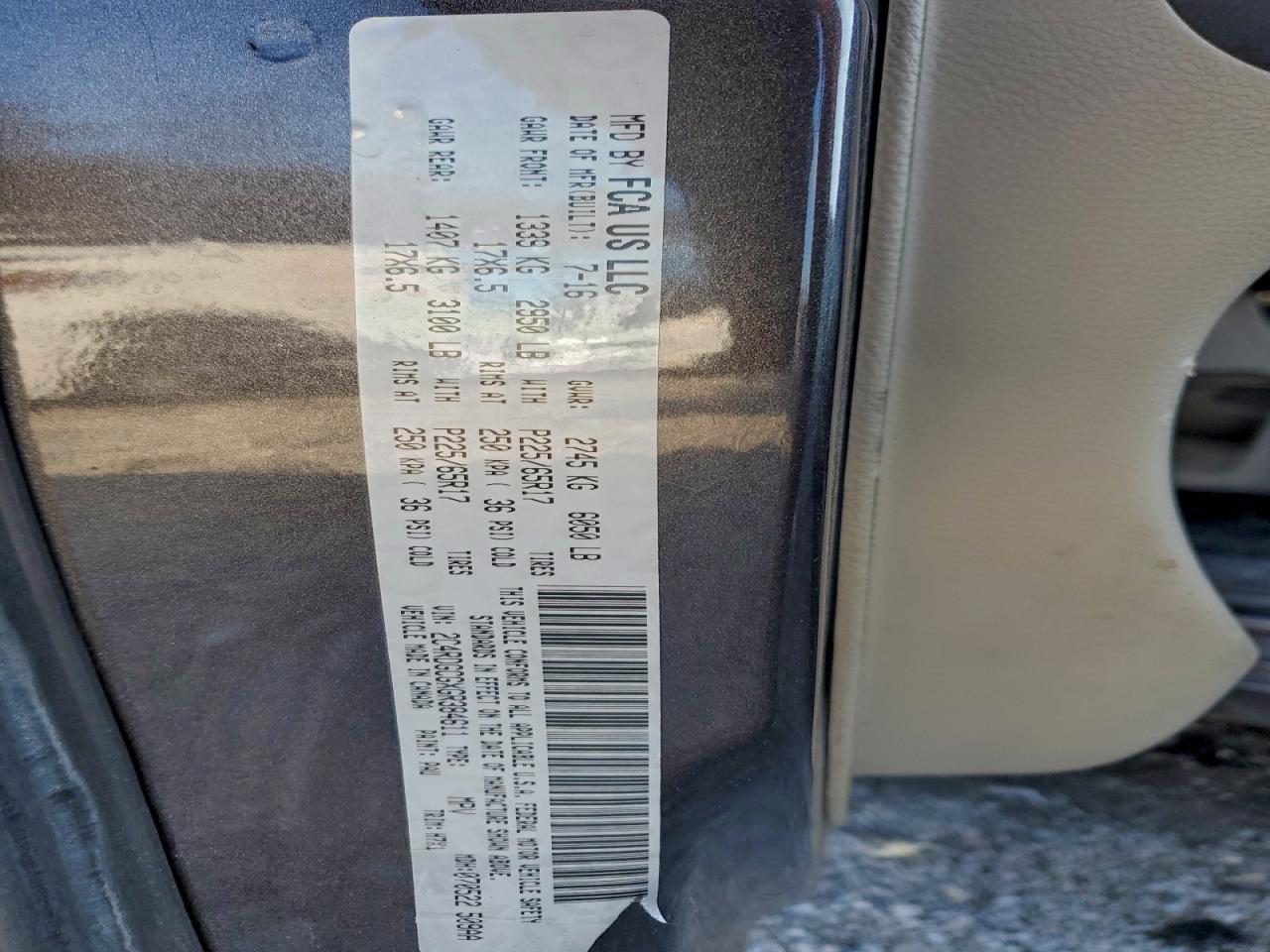 2016 Dodge Grand Caravan Sxt - zdjęcie 13