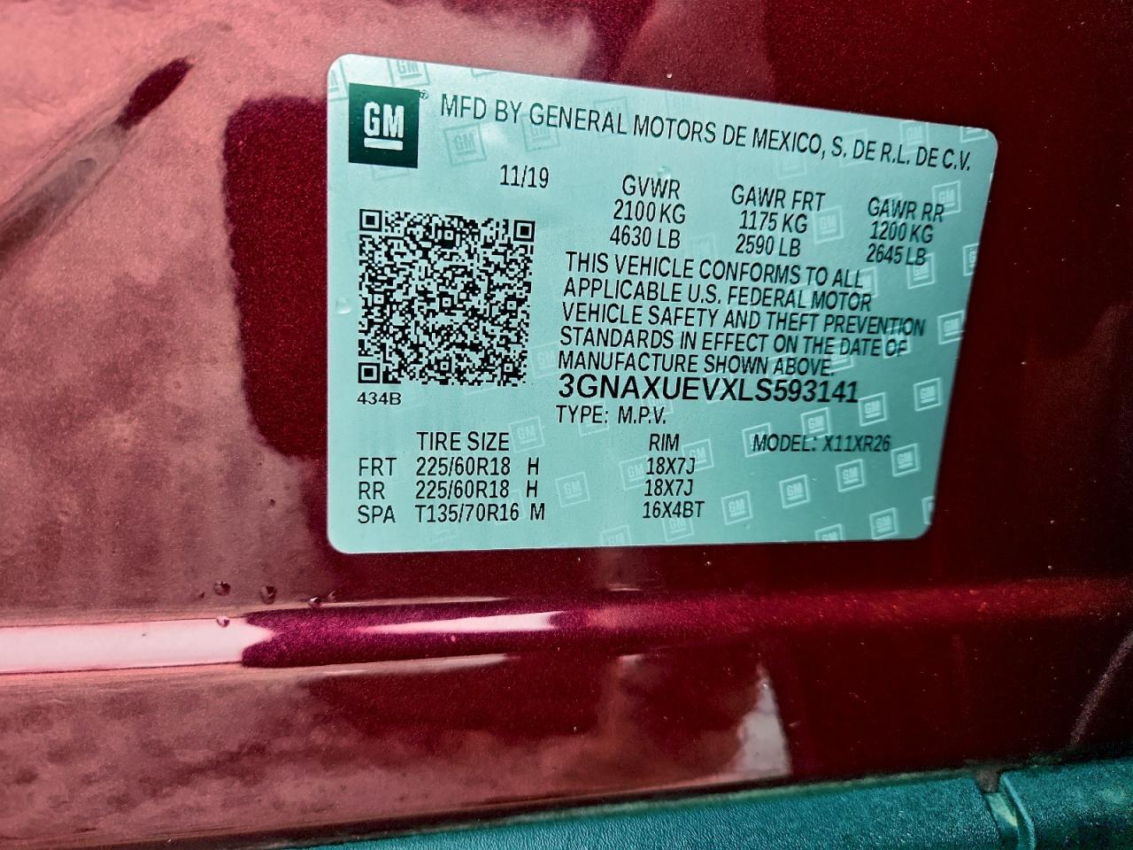 2020 Chevrolet Equinox Lt - zdjęcie 13