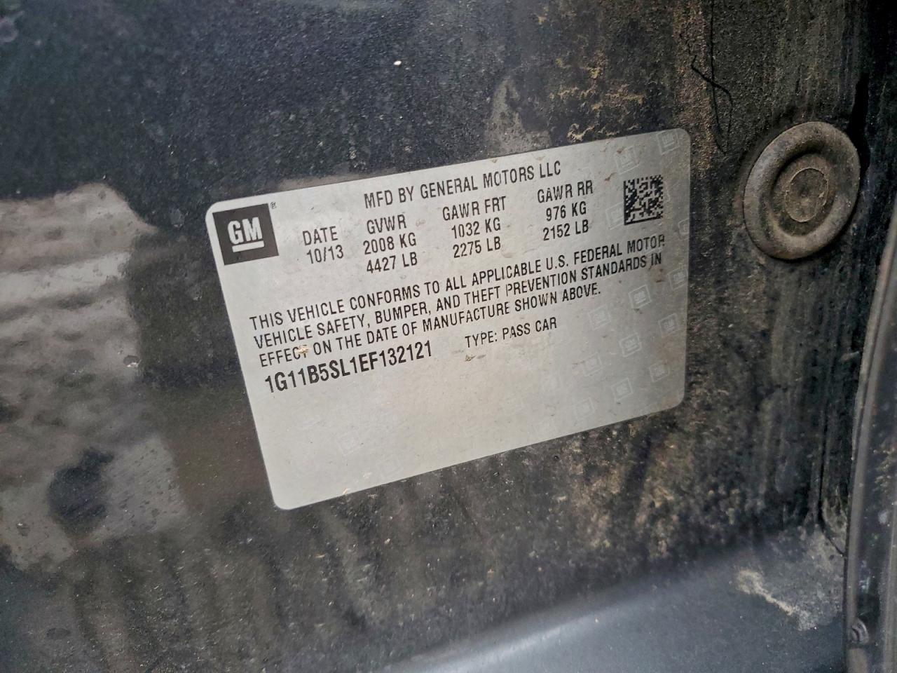 2014 Chevrolet Malibu Ls - zdjęcie 12