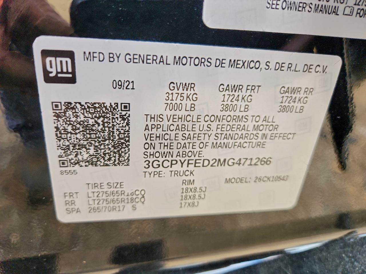 2021 Chevrolet Silverado K1500 Lt Trail Boss - zdjęcie 12