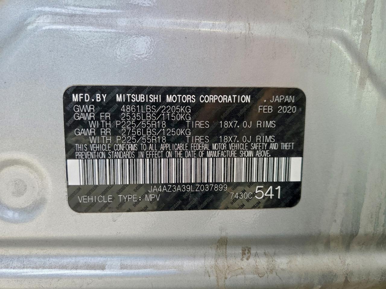 2020 Mitsubishi Outlander Se - zdjęcie 12