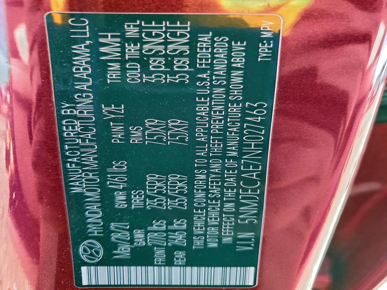 2022 Hyundai Tucson Limited - zdjęcie 13