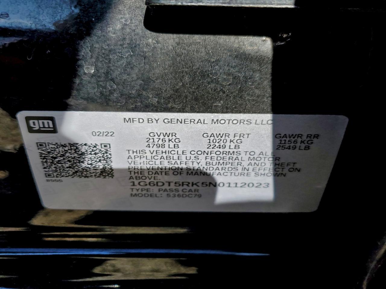 2022 Cadillac Ct5 Premium Luxury - zdjęcie 12