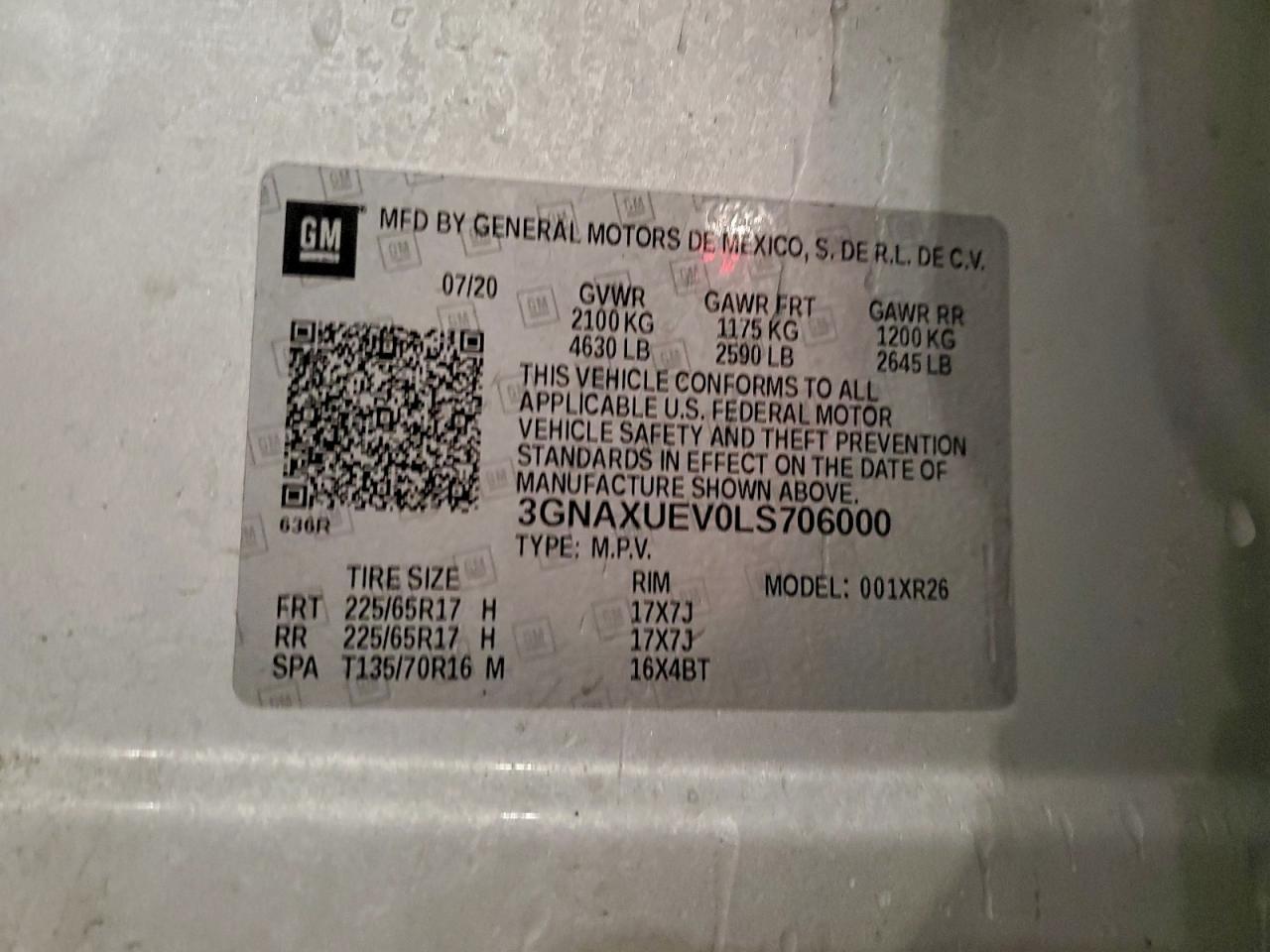 2020 Chevrolet Equinox Lt - zdjęcie 13