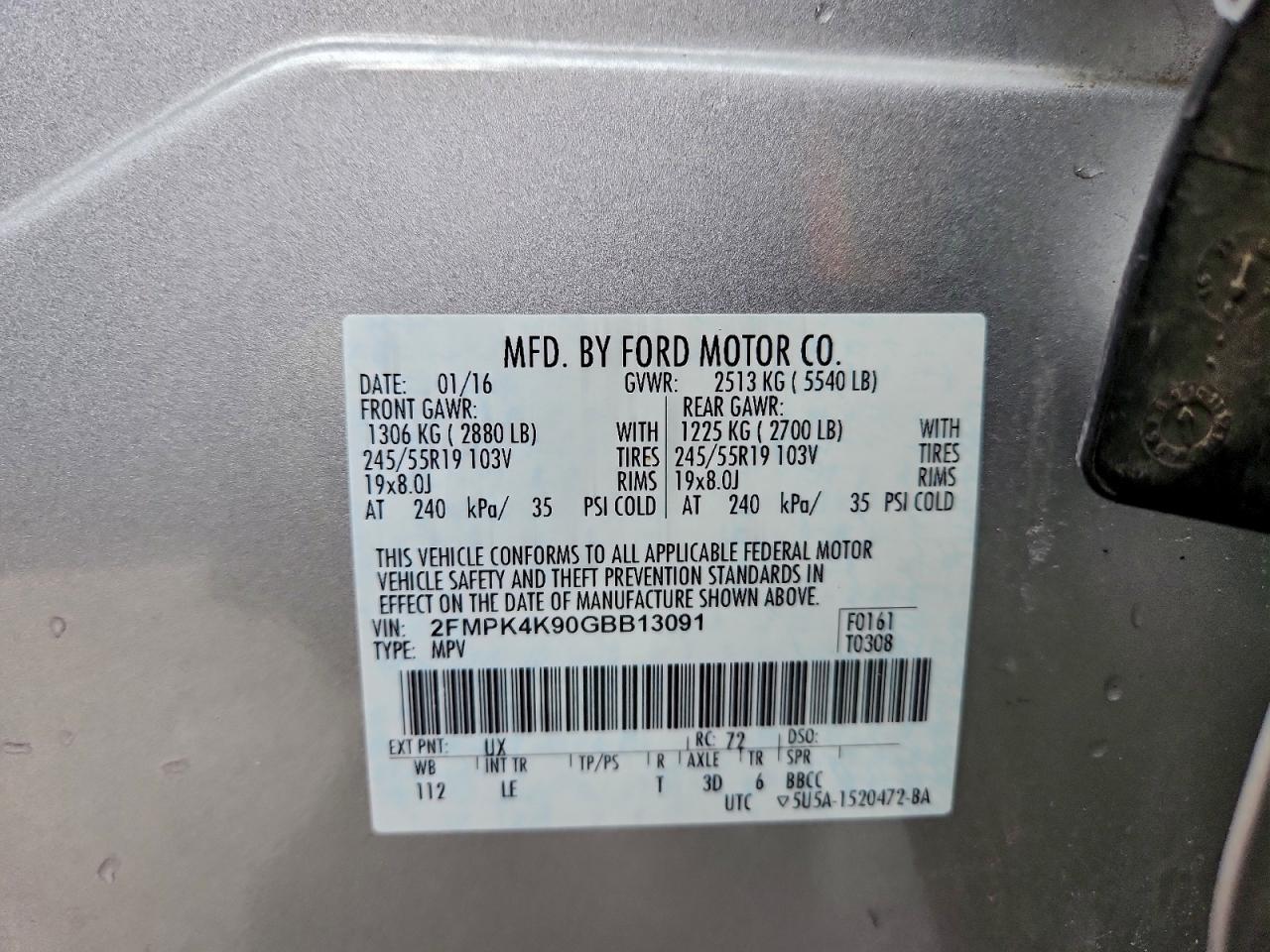 2016 Ford Edge Titanium - zdjęcie 13