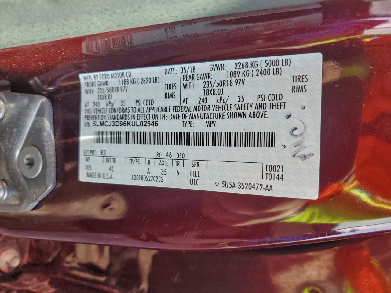 2019 Lincoln Mkc Reserve - zdjęcie 14