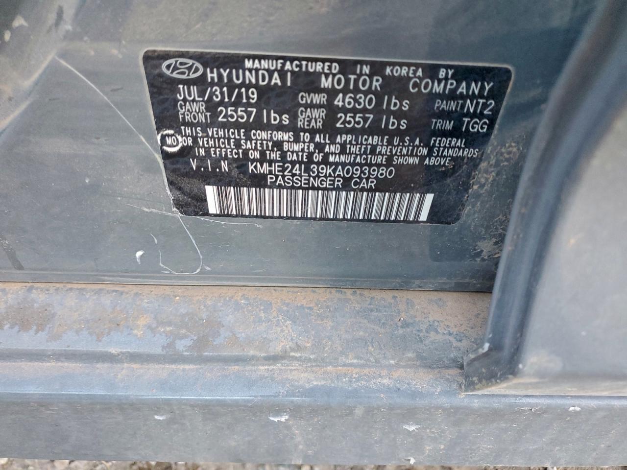 2019 Hyundai Sonata Hybrid - zdjęcie 12
