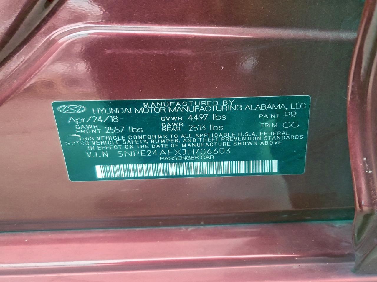 2018 Hyundai Sonata Se - zdjęcie 12