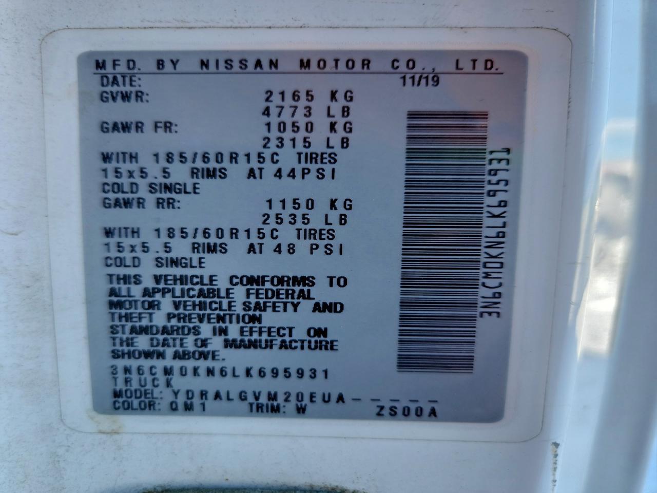 2020 Nissan Nv200 2.5S - zdjęcie 13