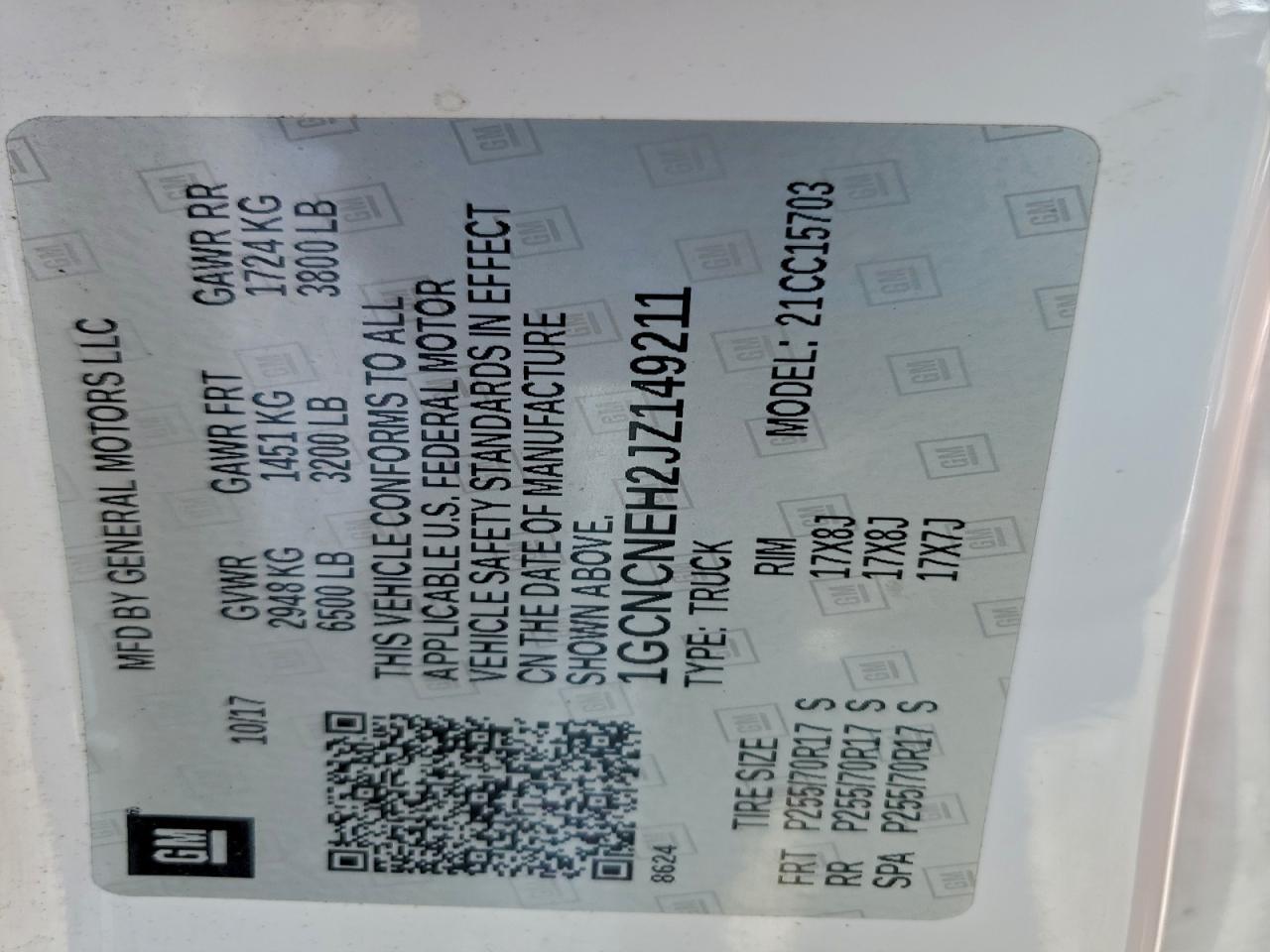 2018 Chevrolet Silverado C1500 - zdjęcie 12