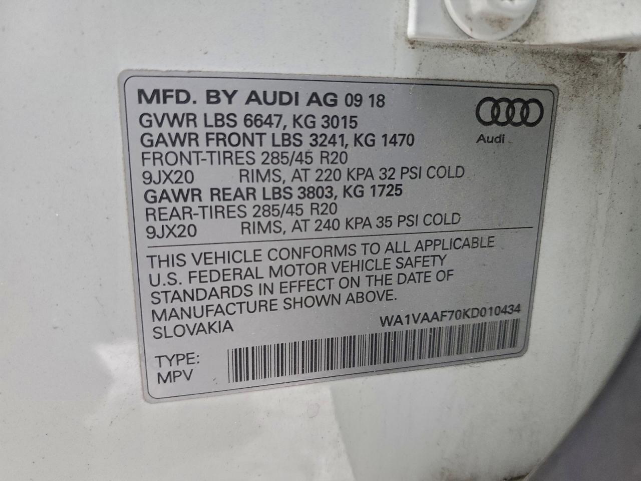 2019 Audi Q7 Prestige - zdjęcie 13