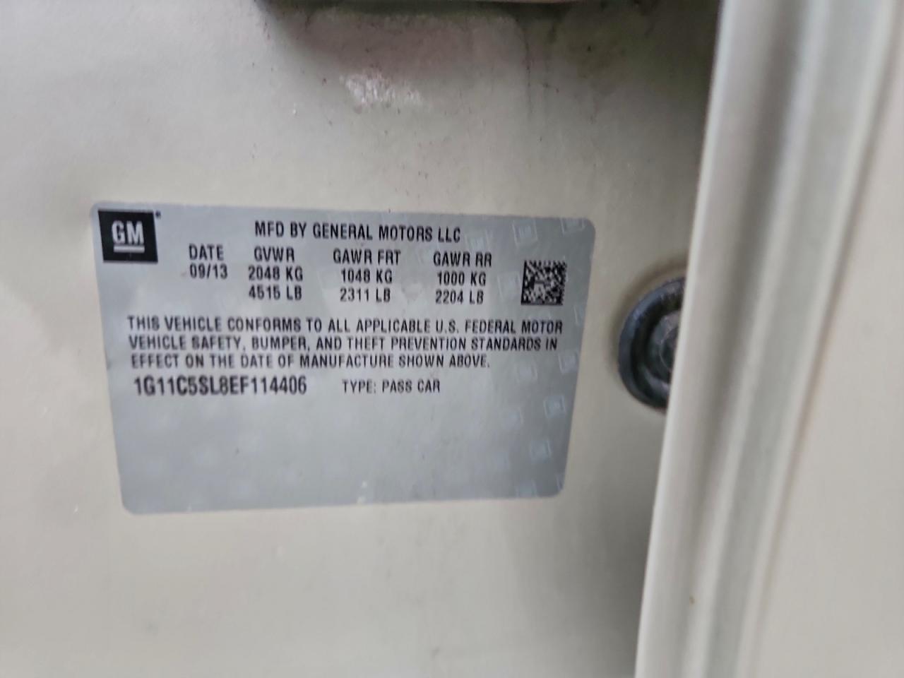 2014 Chevrolet Malibu - zdjęcie 12