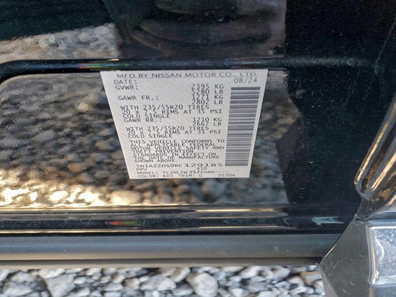 2024 Nissan Murano Platinum - zdjęcie 13