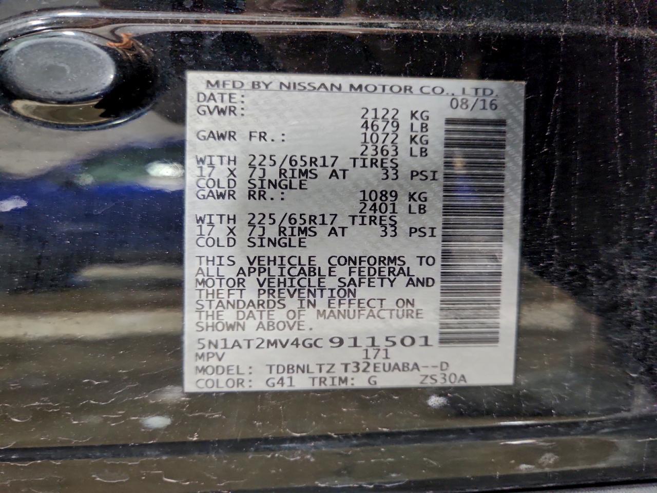 2016 Nissan Rogue S - zdjęcie 12