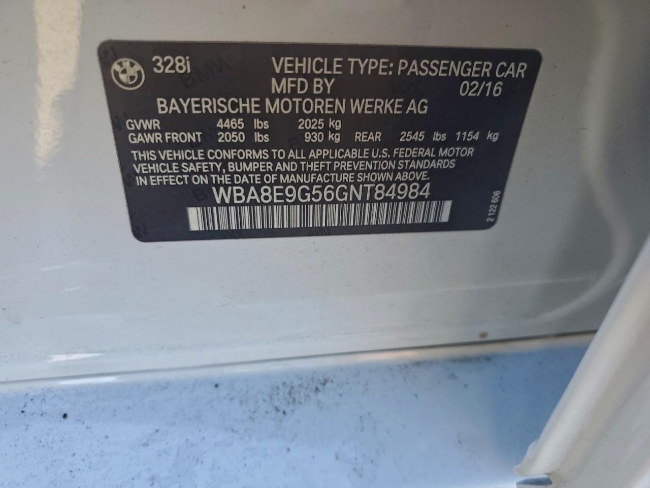 2016 BMW 328 I Sulev - zdjęcie 12