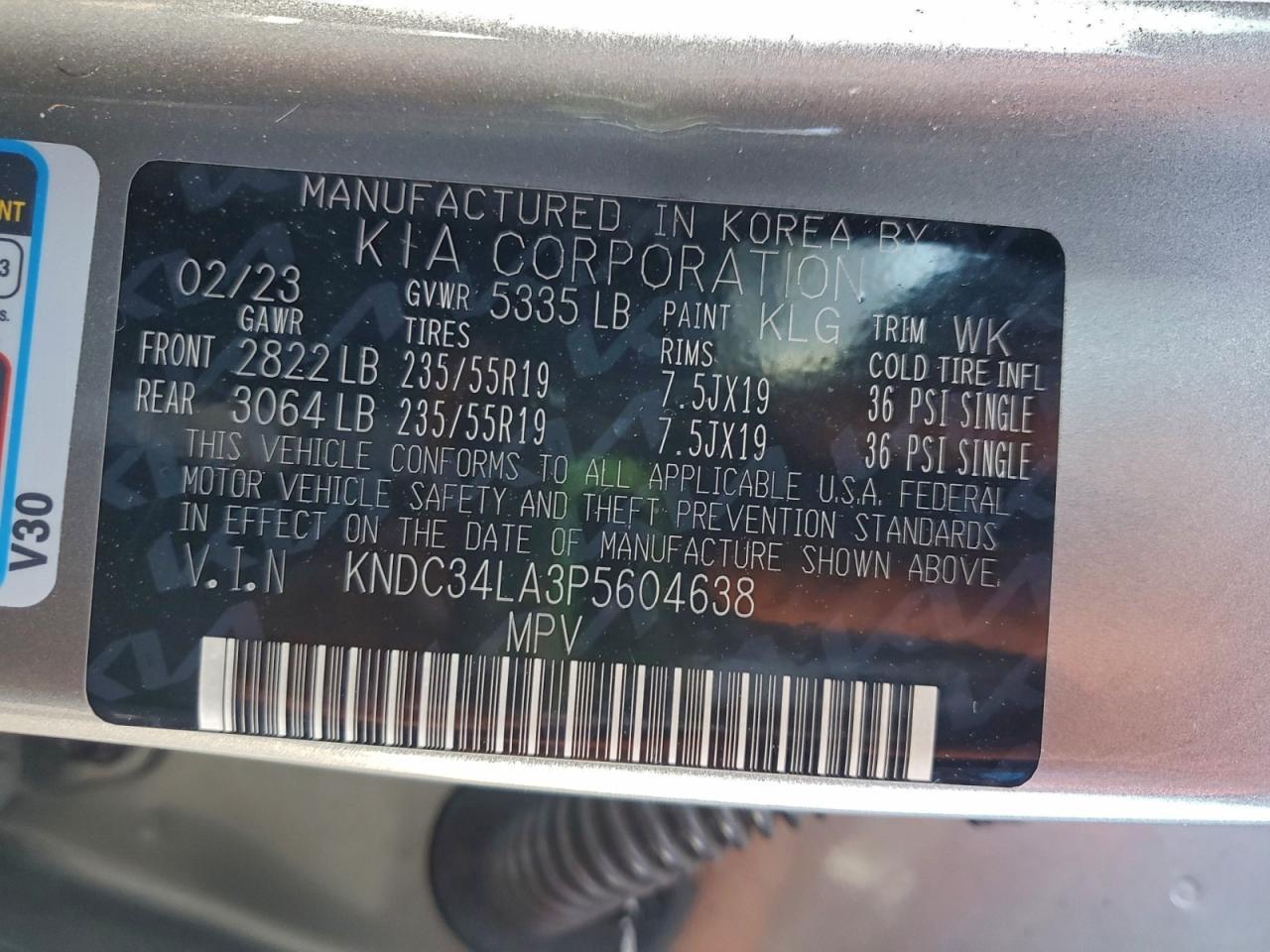 2023 Kia Ev6 Wind - zdjęcie 12