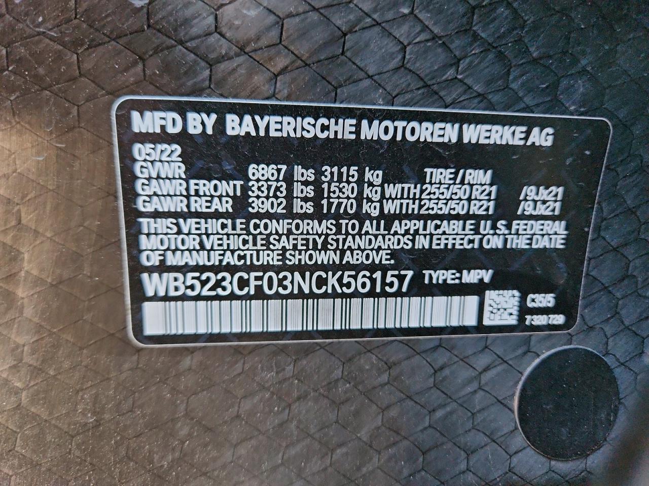 2022 BMW Ix xDrive50 - zdjęcie 14