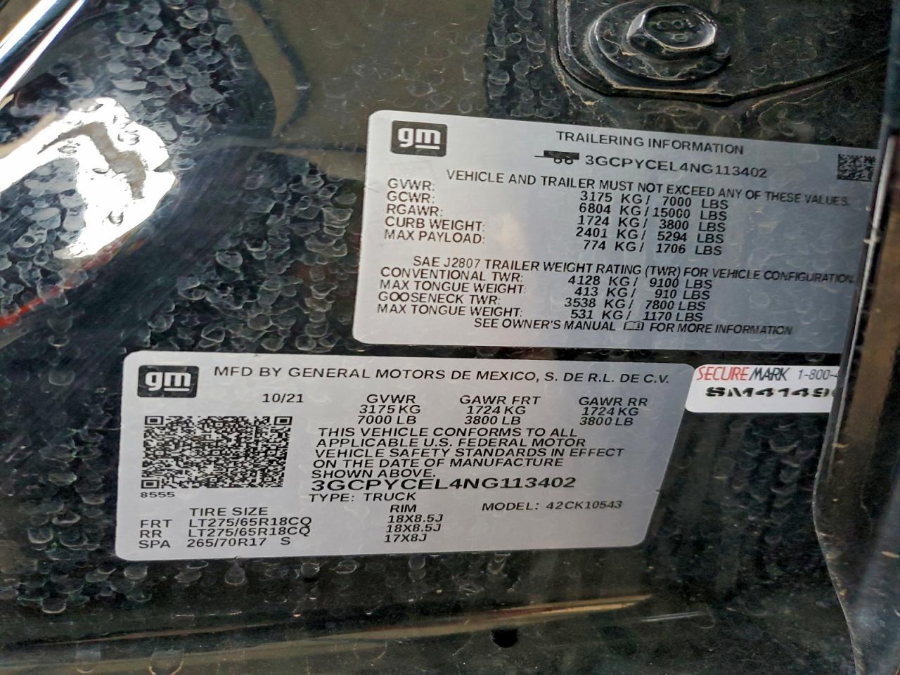 2022 Chevrolet Silverado Ltd K1500 Trail Boss Custom - zdjęcie 12