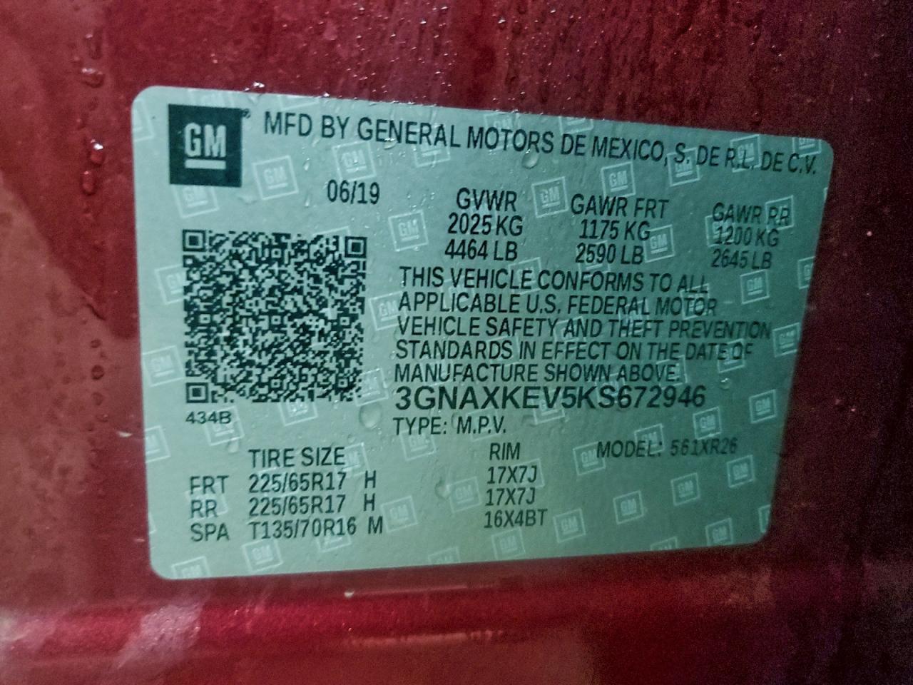 2019 Chevrolet Equinox Lt - zdjęcie 13