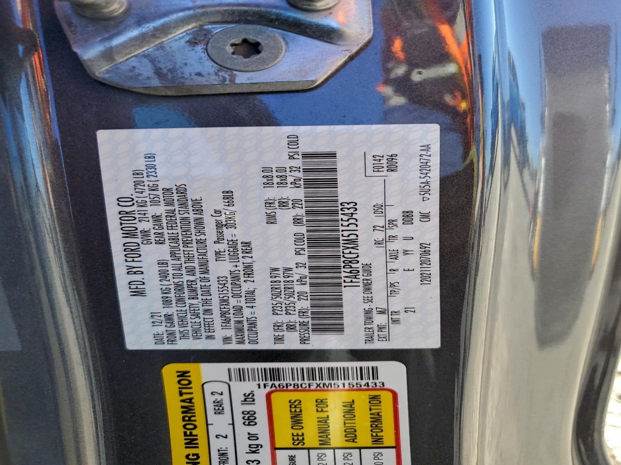 2021 Ford Mustang Gt - zdjęcie 12