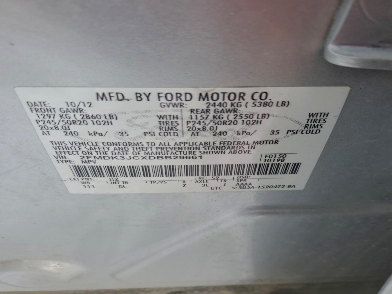 2013 Ford Edge - zdjęcie 12