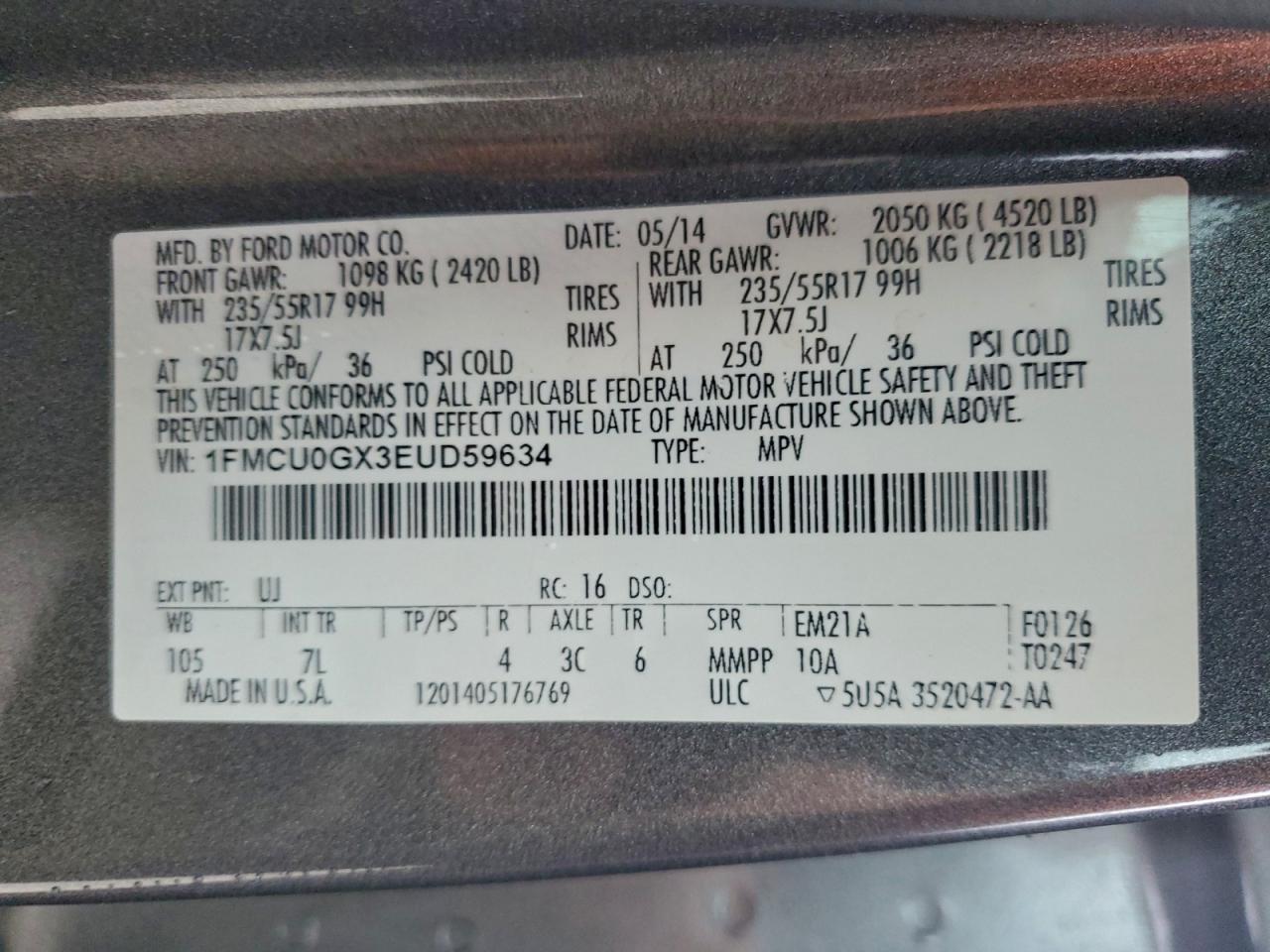 2014 Ford Escape Se - zdjęcie 13