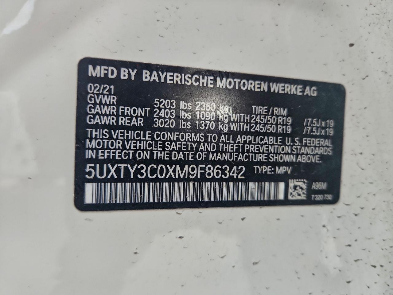 2021 BMW X3 Sdrive30I - zdjęcie 13