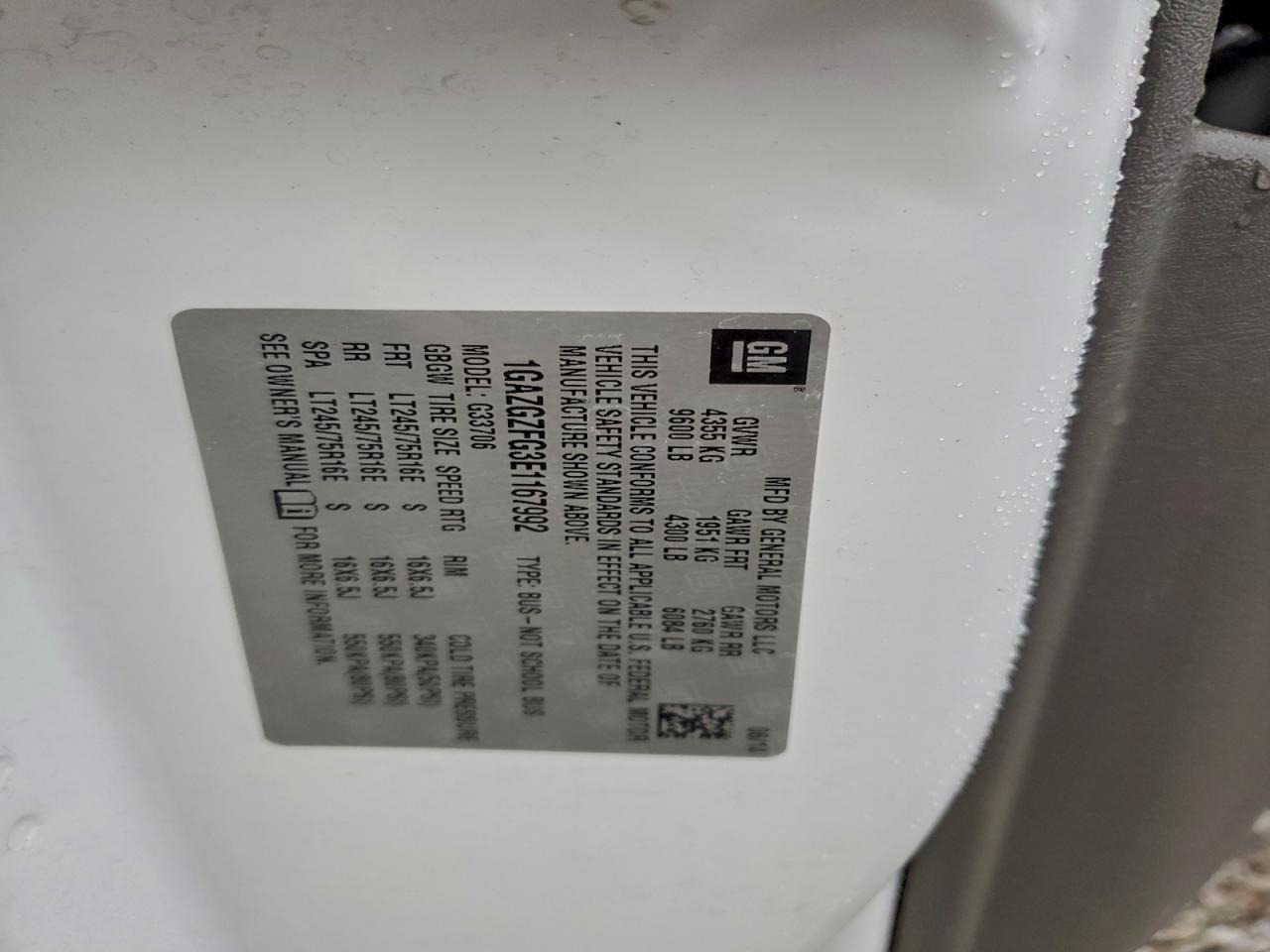 2014 Chevrolet Express G3500 Ls - zdjęcie 13