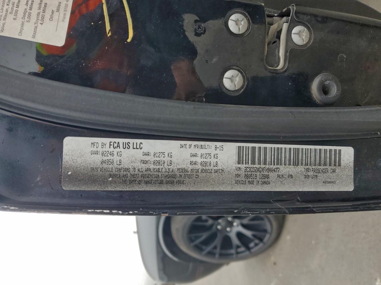 2015 Dodge Challenger Sxt - zdjęcie 12