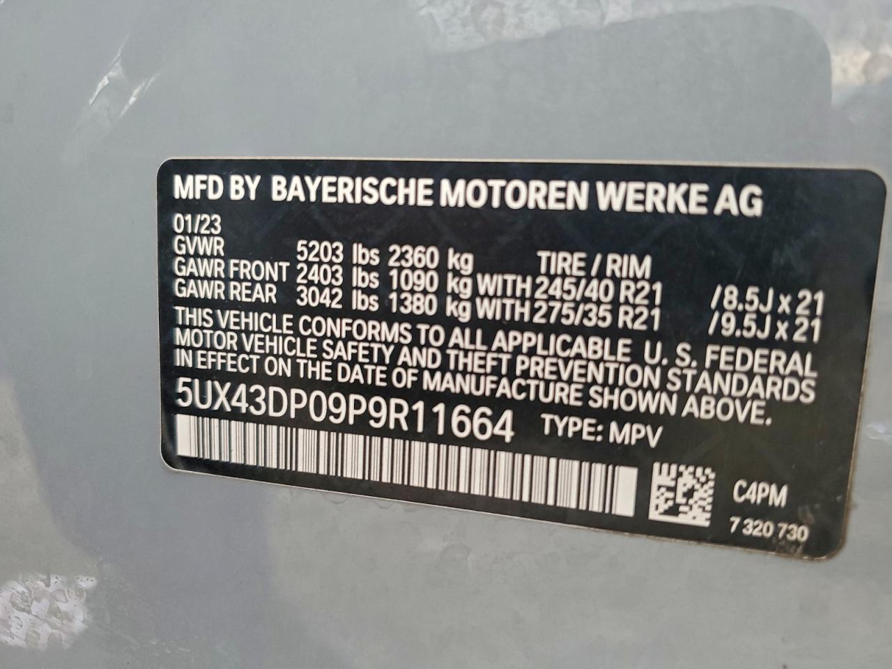 2023 BMW X3 Sdrive30I - zdjęcie 12