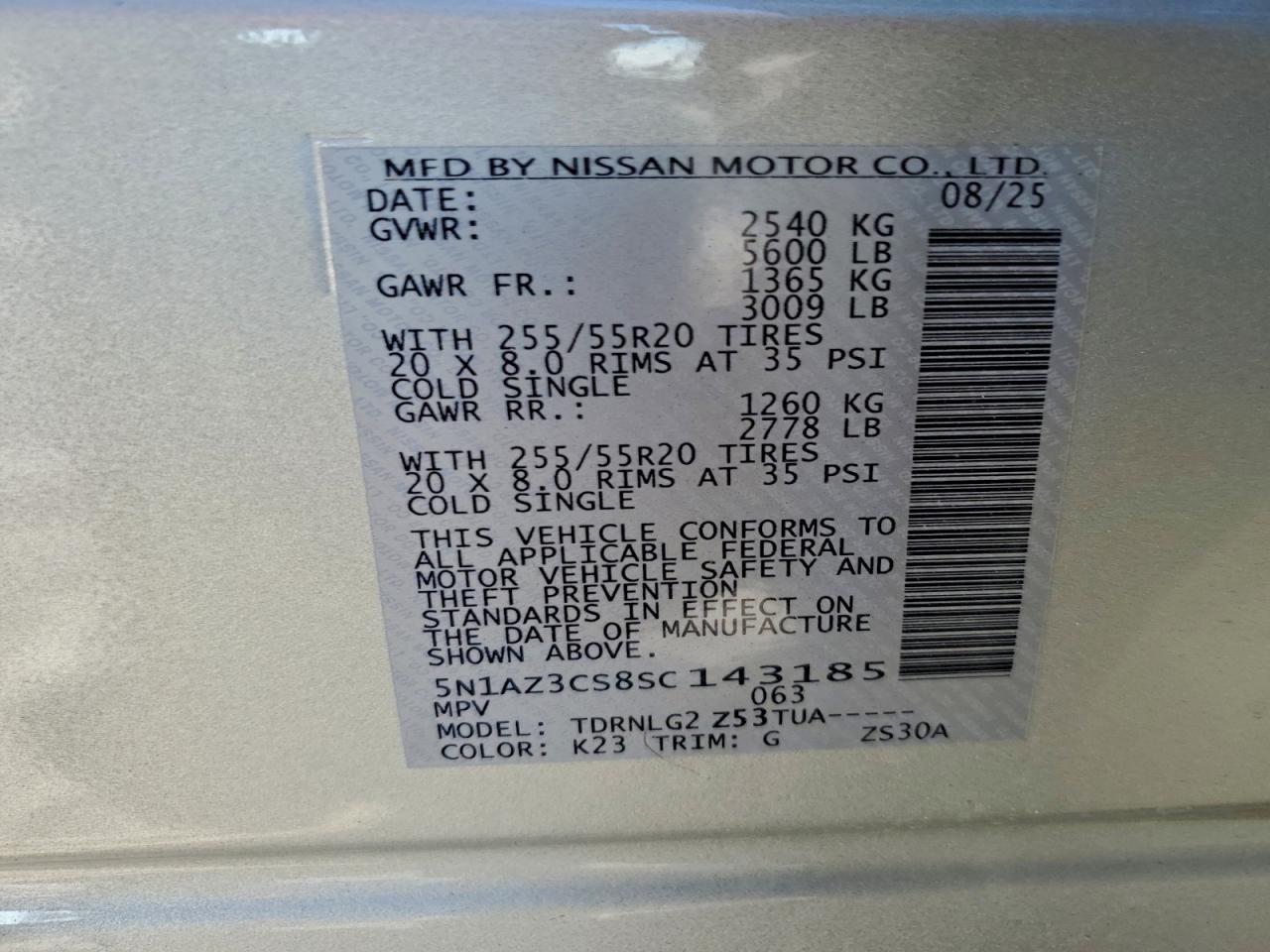 2025 Nissan Murano Sl - zdjęcie 13