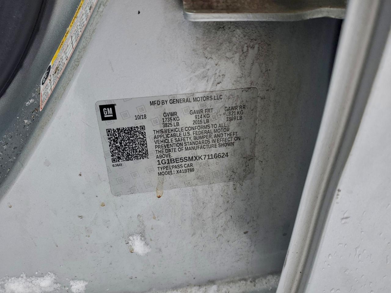 2019 Chevrolet Cruze Lt - zdjęcie 12