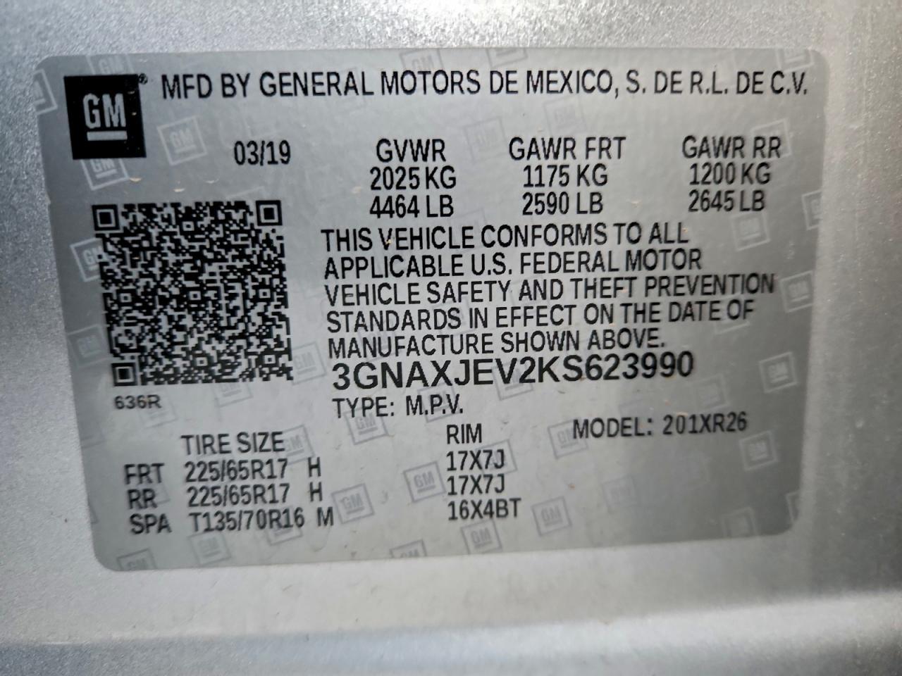 2019 Chevrolet Equinox Lt - zdjęcie 12