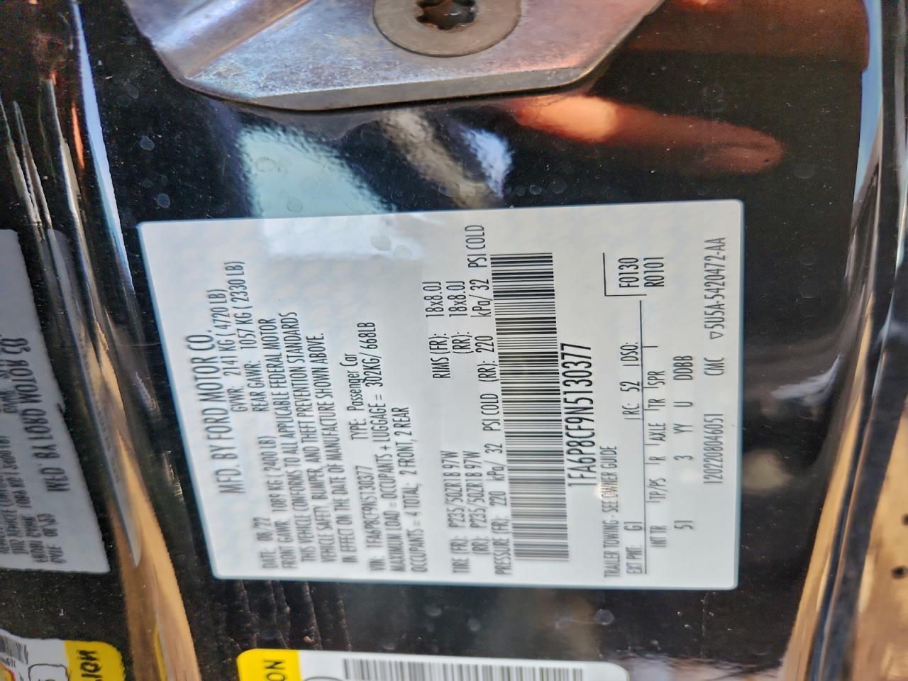 2022 Ford Mustang Gt - zdjęcie 12