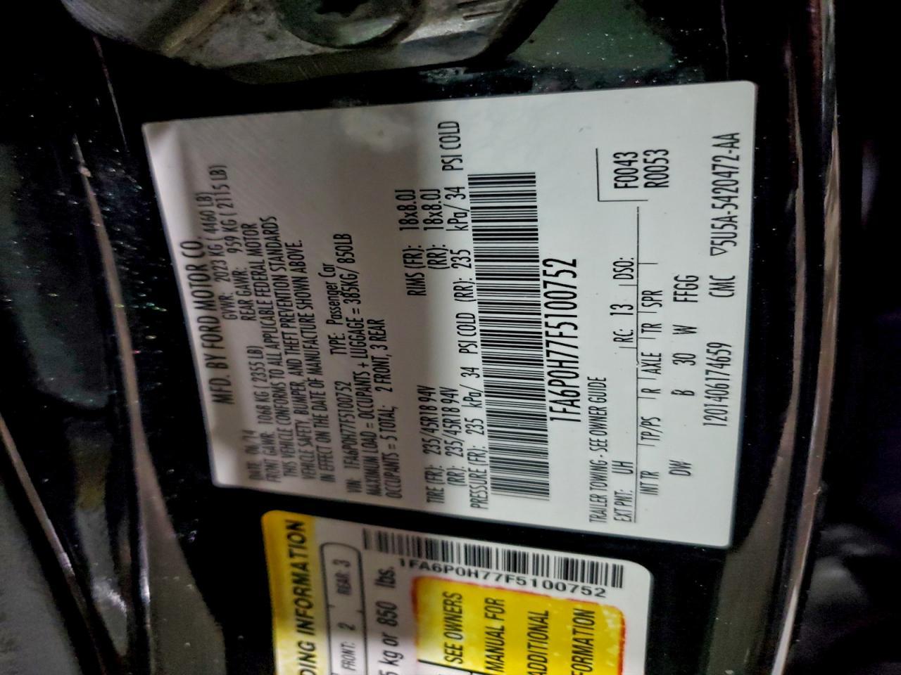 2015 Ford Fusion Se - zdjęcie 12
