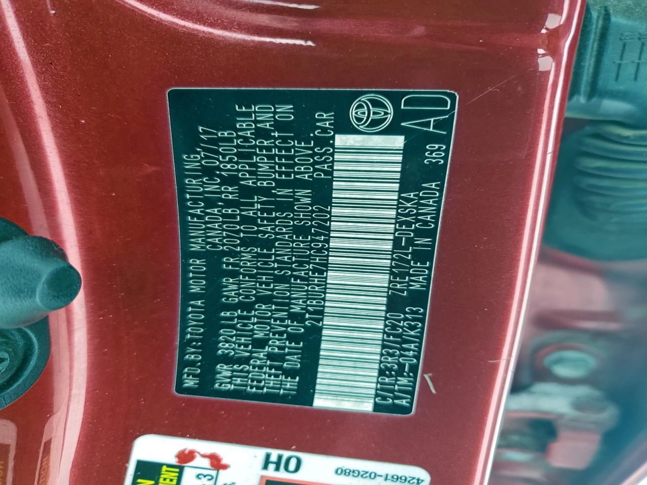 2017 Toyota Corolla L - zdjęcie 13