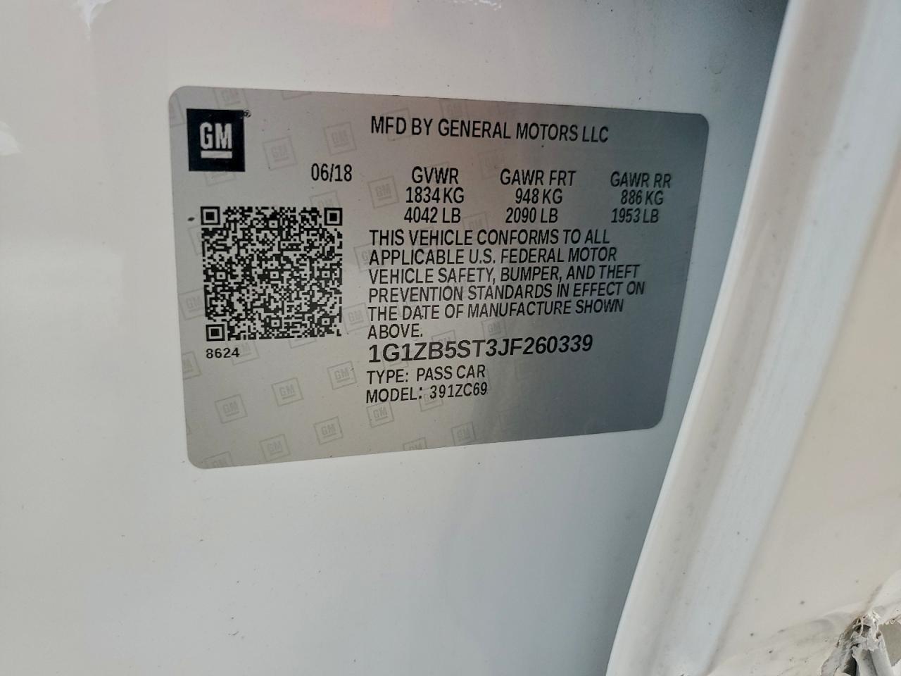 2018 Chevrolet Malibu Ls - zdjęcie 13