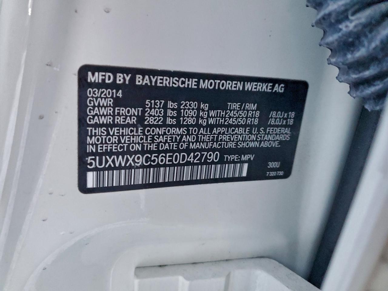 2014 BMW X3 xDrive28I - zdjęcie 13