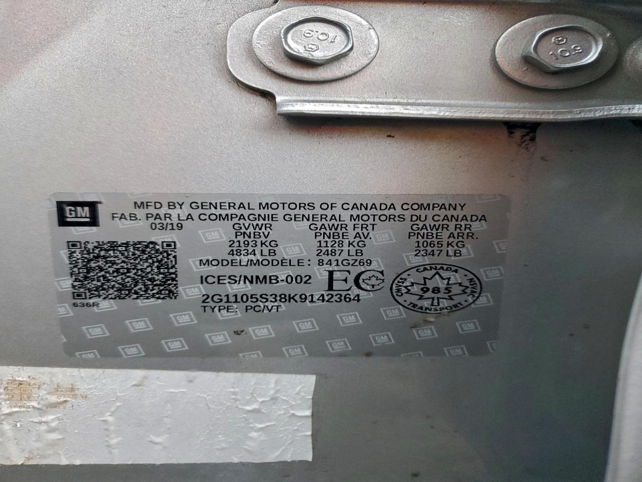 2019 Chevrolet Impala Premier - zdjęcie 13