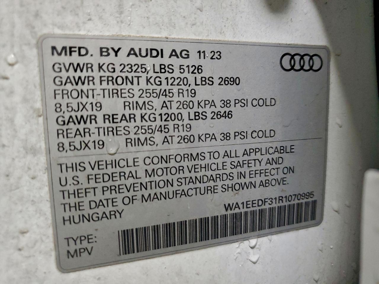 2024 Audi Q3 Premium Plus S Line 45 - zdjęcie 12